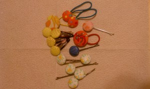 fabric-covered buttons
